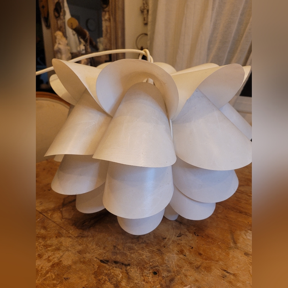 Vintage Lotus Knappa Pendant White Ceiling Lamp